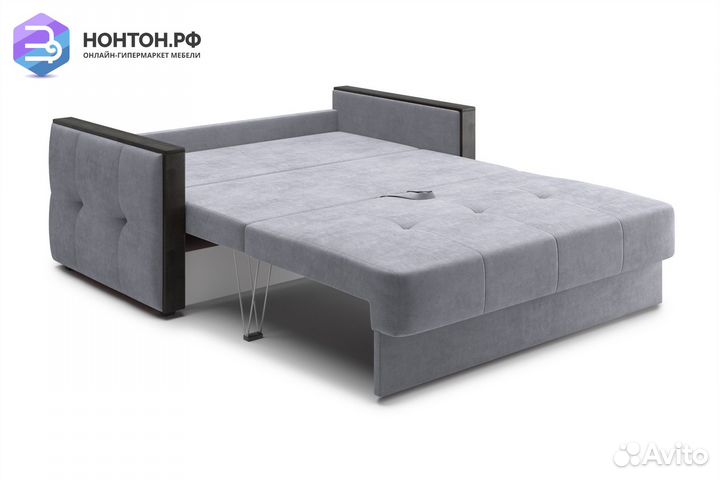 Диван еврокнижка Инсайд серый