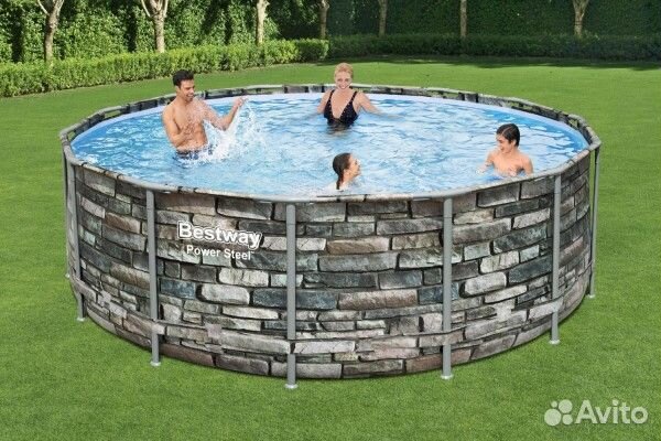 Каркасный бассейн Power Steel 427x122см 