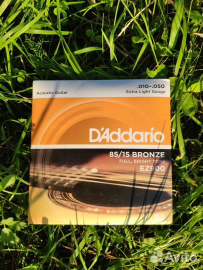 Струны для акустической гитары бронза 010-050