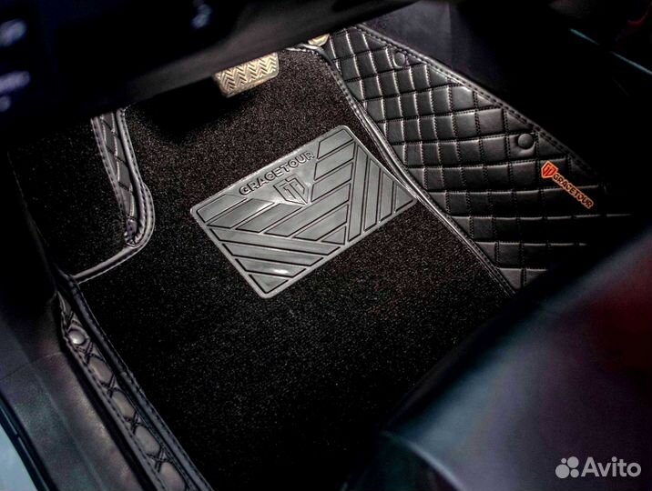 Автоковрики 3D для Toyota RAV 4 CA40, 2018г