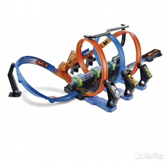Hot Wheels Экшн Автотрек Винтовое столкновение