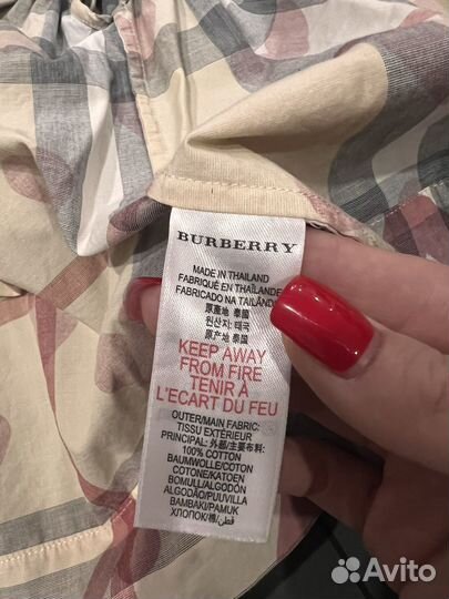 Платье burberry для девочки