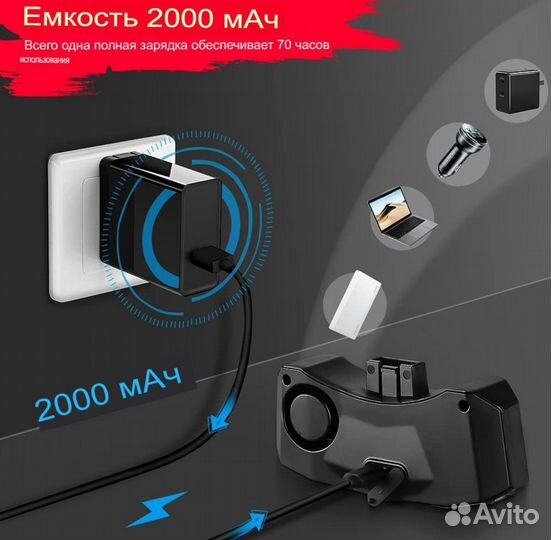 Фонарь велосипедный с поворотником