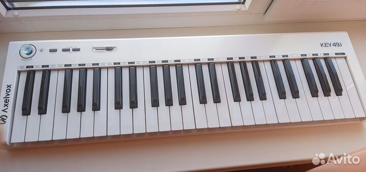 Midi клавиатура axelvox KEY49j White