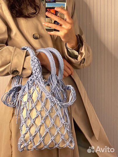 Сумка-макраме