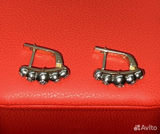 Золотые серьги 585 проба