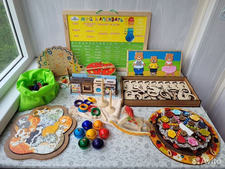 Детские развивающие игрушки от 1 года