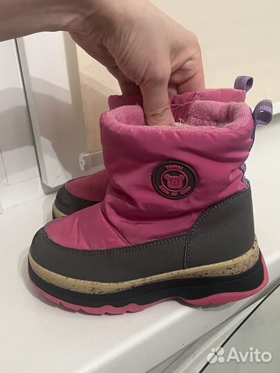 Зимняя обувь на девочку 25