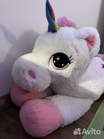 Единорог игрушка плюшевая большая