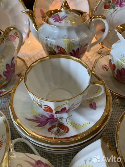 Чайный сервиз Вербилки Пурпурный лист