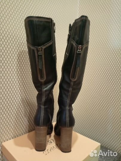 Сапоги женские натуральная кожа новые