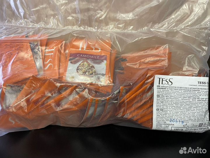Чай в пакетиках 100 шт