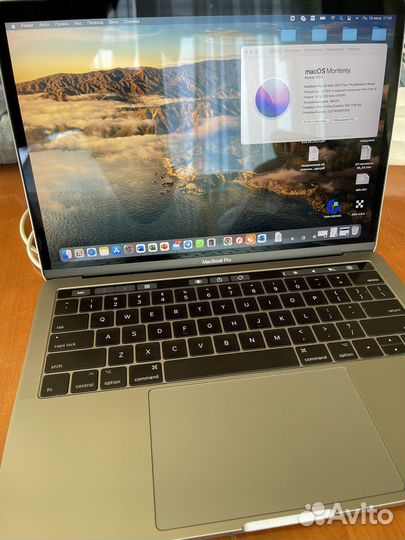 Macbook pro 13 2017 touchbar 512 gb