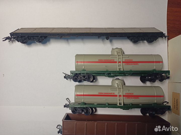 Железная дорога, 4-х осные вагоны