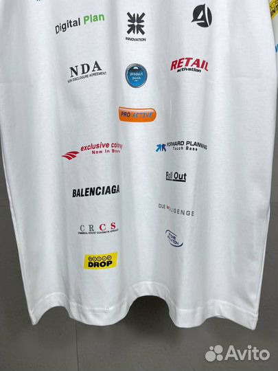 Футболка Balenciaga оверсайз