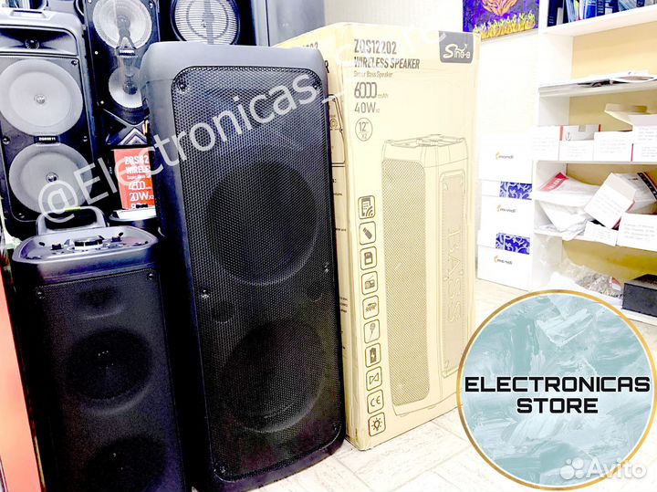 Огромная Беспров Колонка с Пультом зэткьюс-12202