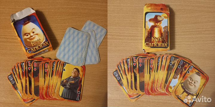 Карты игральные кот в сапогах
