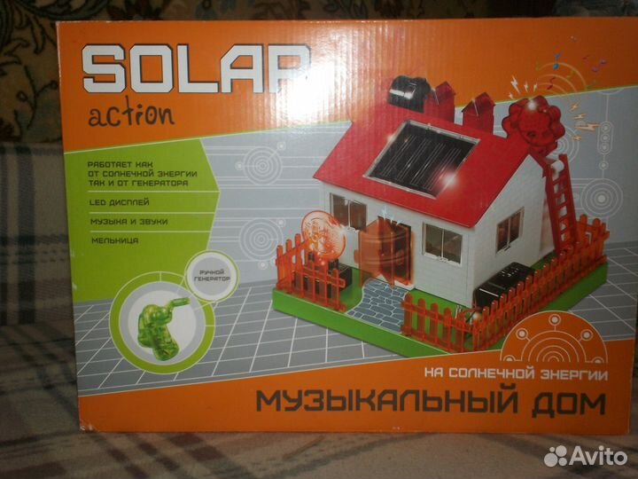 Музыкальный дом на солнечных батарейках