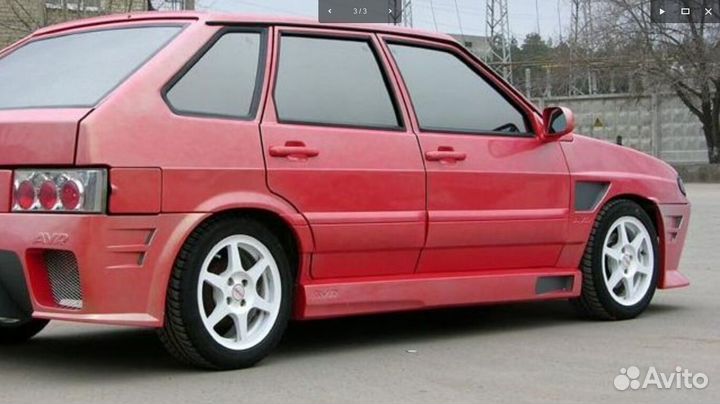 Накладки порогов AVR на ваз