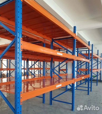 Стеллажи металлические бу для склада