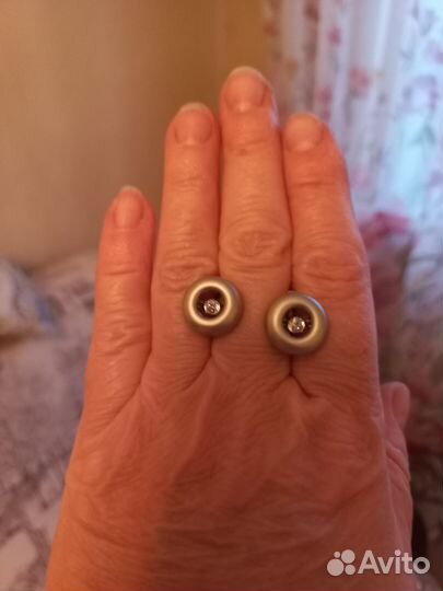 Серьги серебро