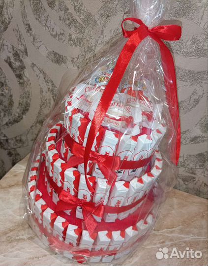 Тортик из киндер к 8 марта