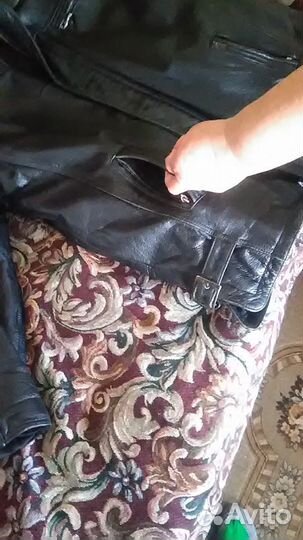 Кожаная куртка мужская