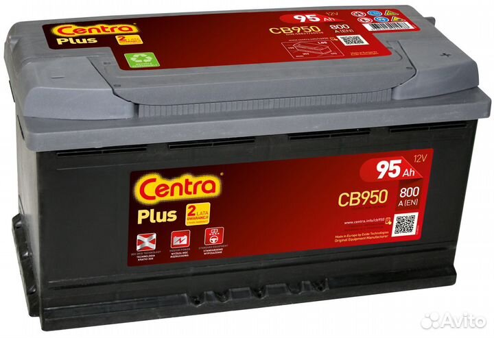 95 Centra Plus Аккумулятор CB950