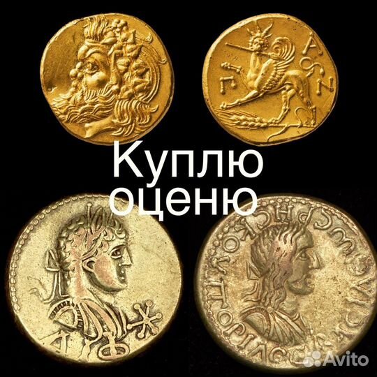 Античная монета статер рискупорид