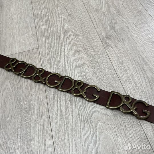 Dolce & Gabbana кожаный ремень