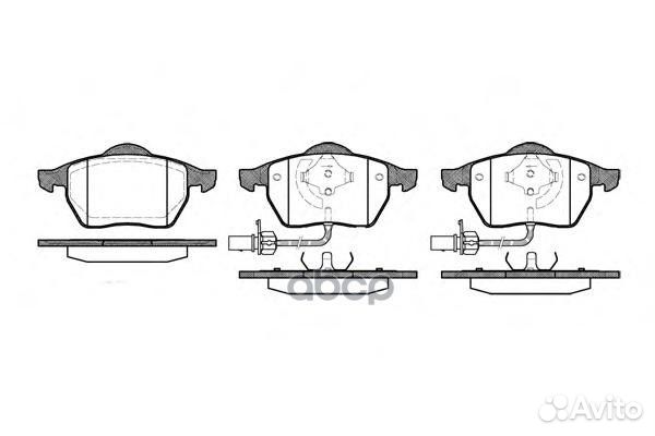 390 22 FDB1323571982B колодки дисковые п Aud