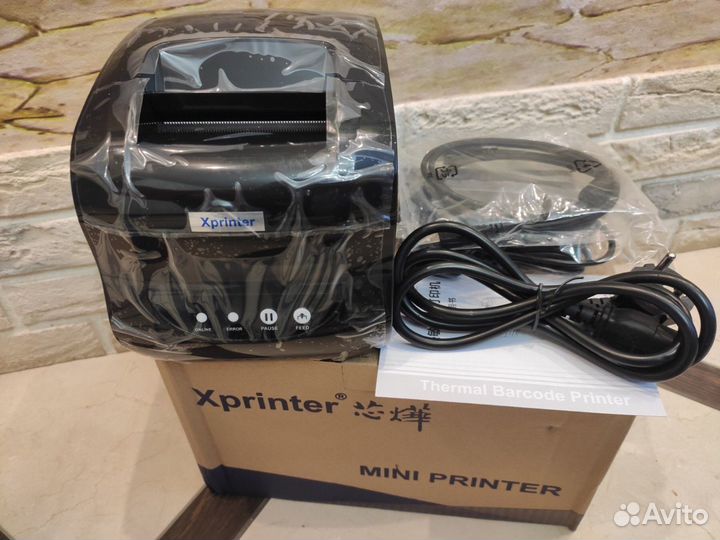 Термопринтер Xprinter XP-365b +Гарантия