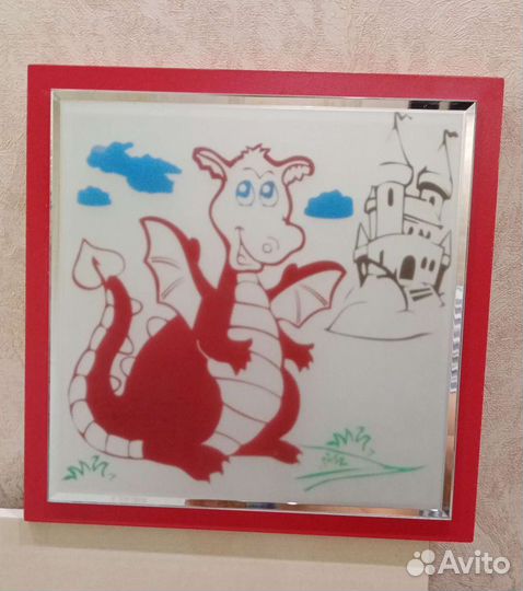 Картина динозавр