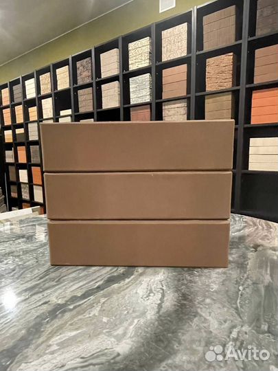 Керамический кирпич шоколад бархат Керма