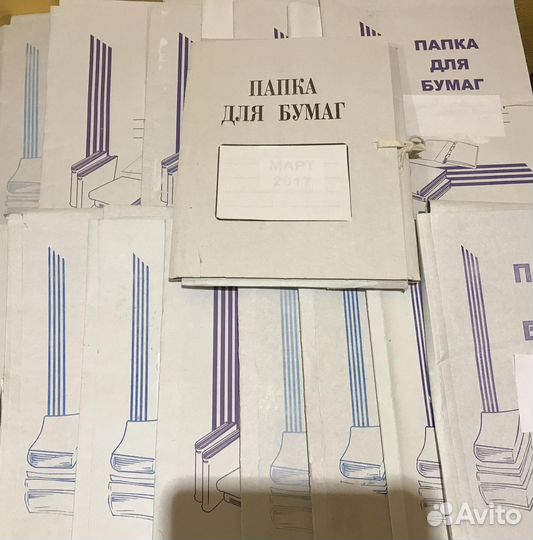 Папка архивная с завязками