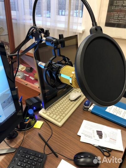 Микрофон BM-800 Полный Набор с Фантомным Питанием