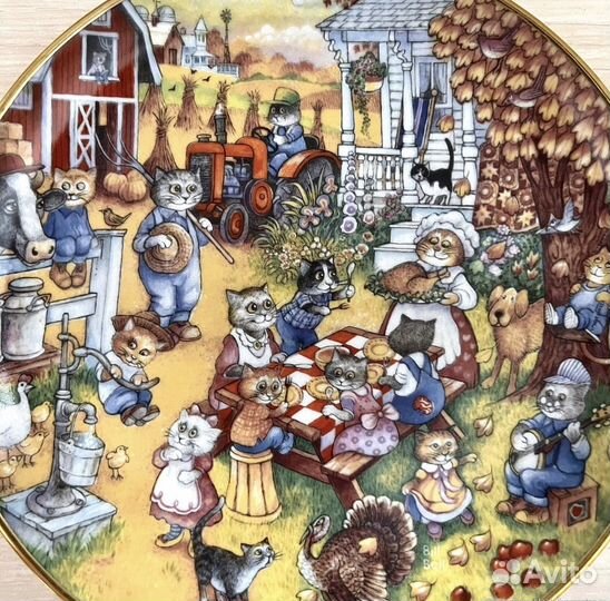 Franklin mint, коллекционная декоративная тарелка