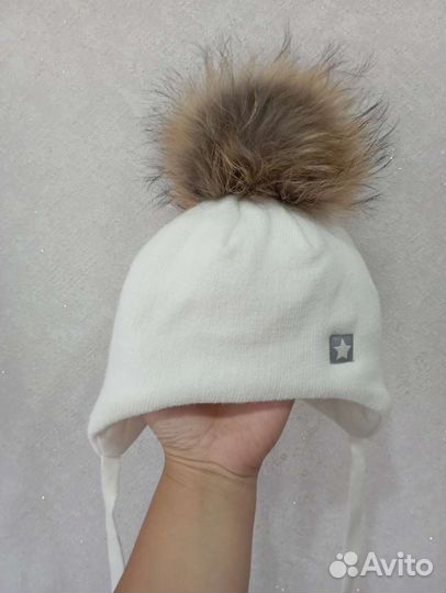 Зимняя шапка и снуд для девочки