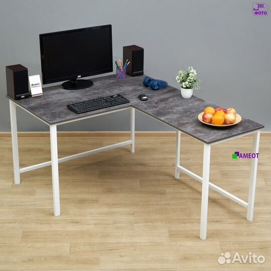 Современный угловой стол Даврит 1цт/W 138х130