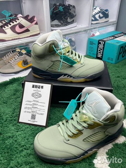 Nike Air Jordan 5 retro Jade Оригинал (Poizon)