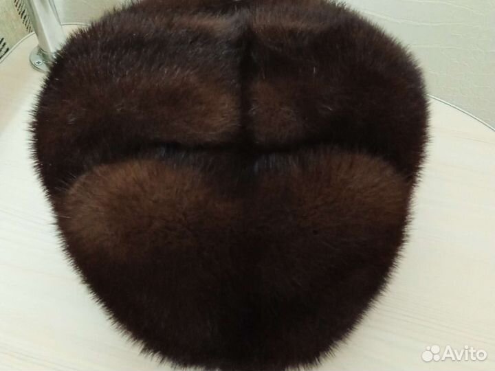 Норковая шапка мужская