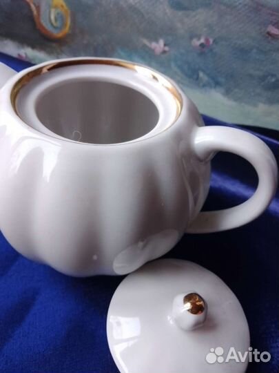 Чайная пара лфз Серая роза, сахарница Белоснежка