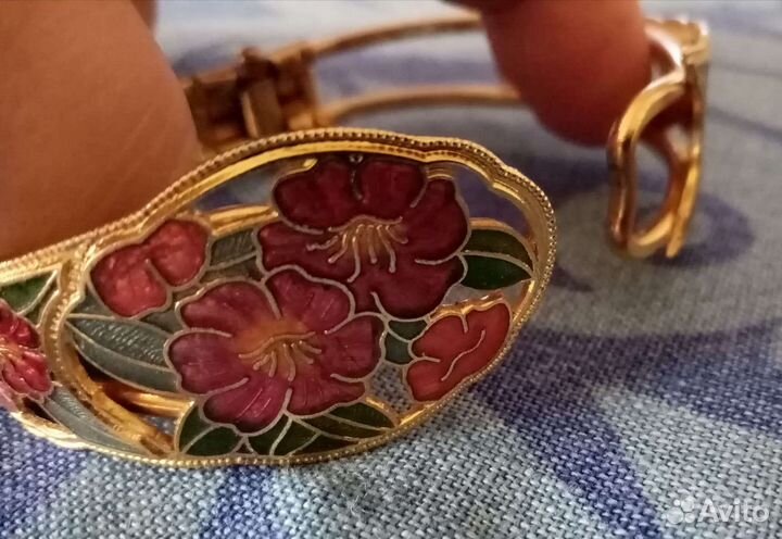 Браслет Cloisonne винтаж