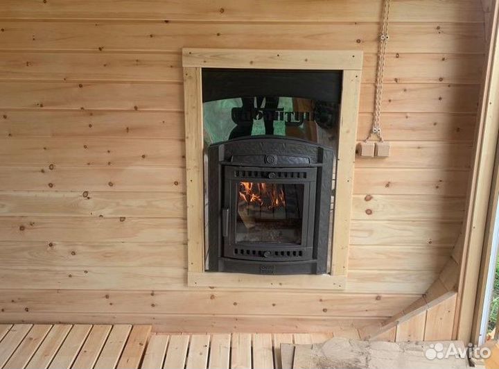 Баня бочка квадро овал