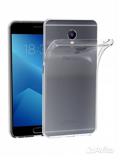 Силиконовый чехол для Meizu M6 Note (прозрачный)