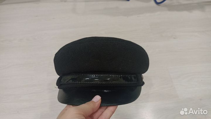 Фуражка кепка женская черная