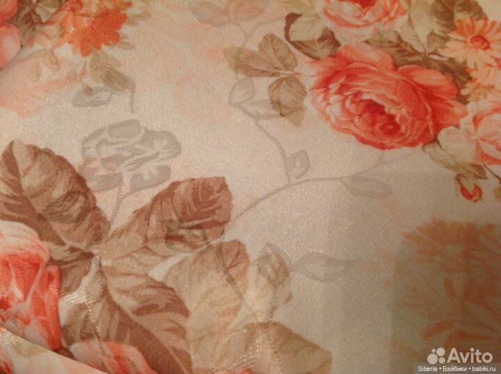 Атлас-жаккард отрезы