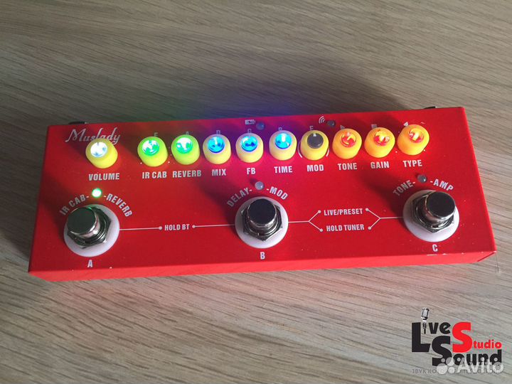 Гитарный процессор с ir плеером