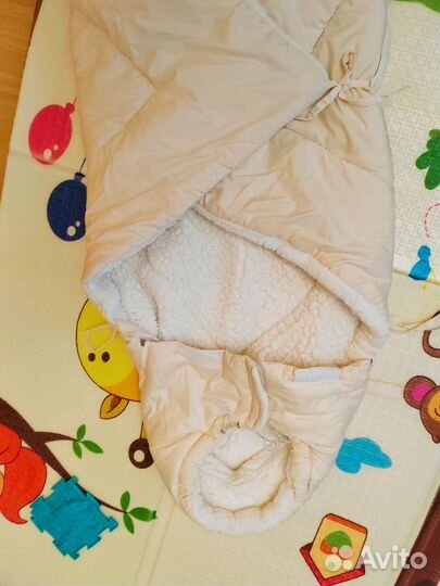 Зимний конверт в коляску