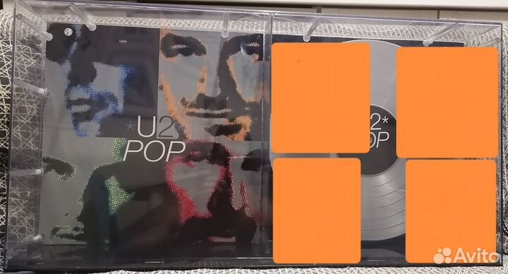 Акриловый бокс funko pop Albums u2 без фигурок